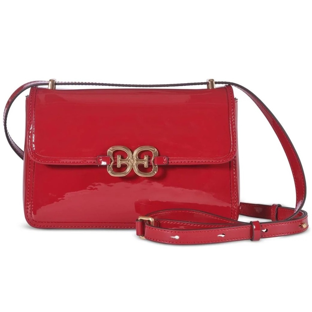 Sam Edelman Glossy Red Crossbody Bag
